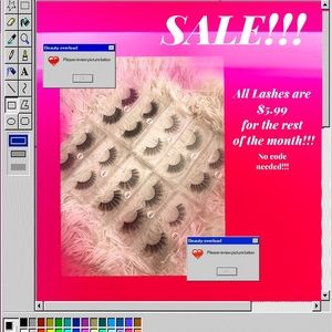 3D faux mink lashes (16mm)